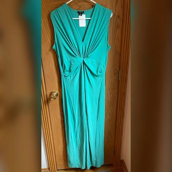 Iman Dresses | New Womens Iman Global Chic Sleeveless Maxi Dress | Color: Green | Size: L | Hoffmanka's Closet